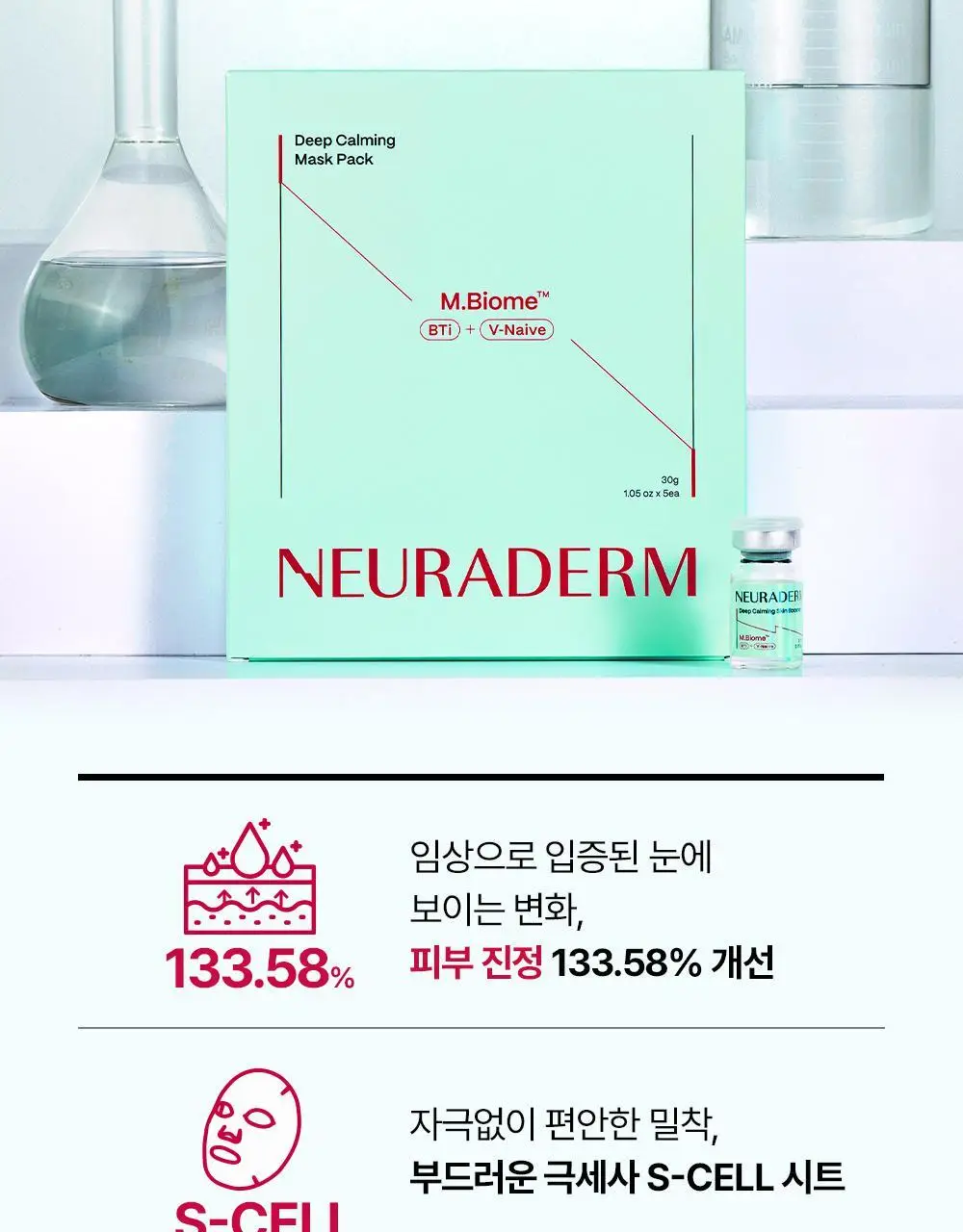 [SOS 응급진정] 메디톡스 뉴라덤 딥 카밍 마스크팩 1매/5매 상세페이지 11